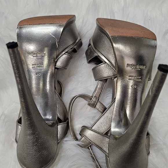 YSL PLATFORMS SANDALS - Picture 4 of 5